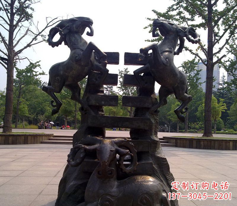 潍坊传统工艺铜雕十二生肖