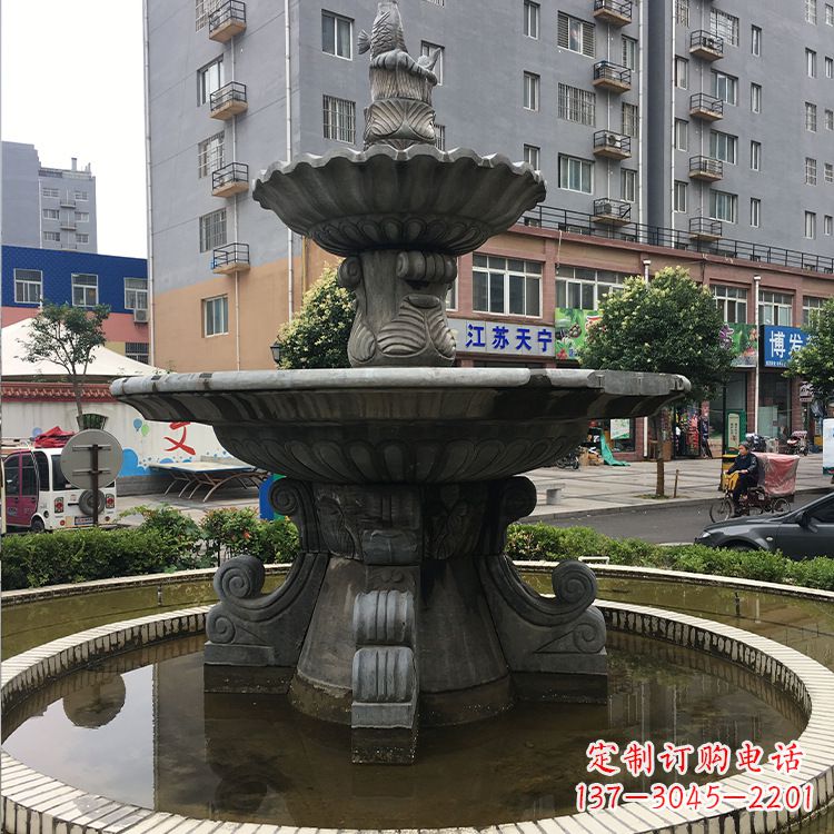 潍坊石材石雕喷泉:高品质的室外装饰艺术品
