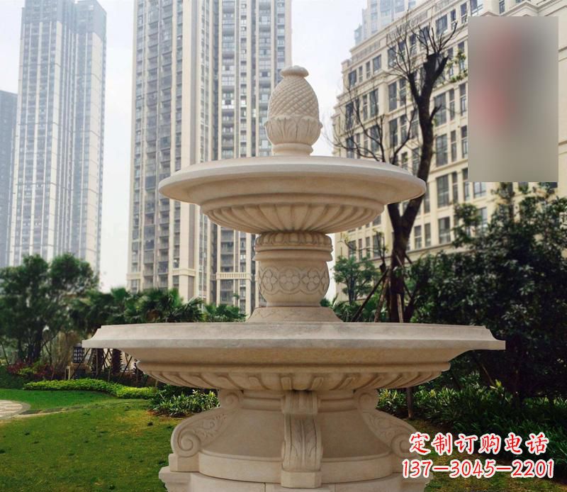 潍坊专业定制石雕喷泉雕塑
