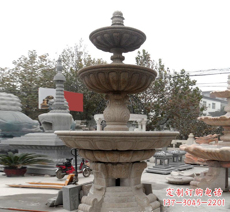 潍坊钵式喷泉雕塑,精美装饰您的家园