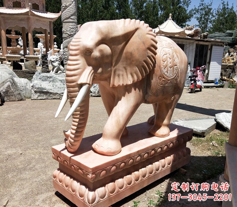 潍坊精美大象櫈,领雕工艺独特