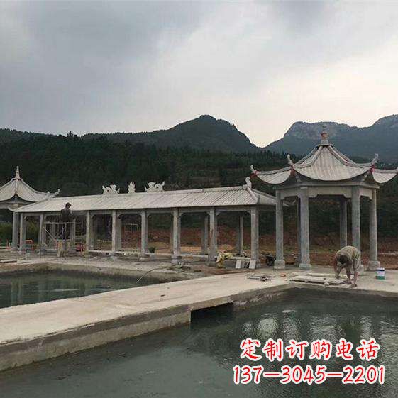 潍坊多功能石雕长廊雕塑