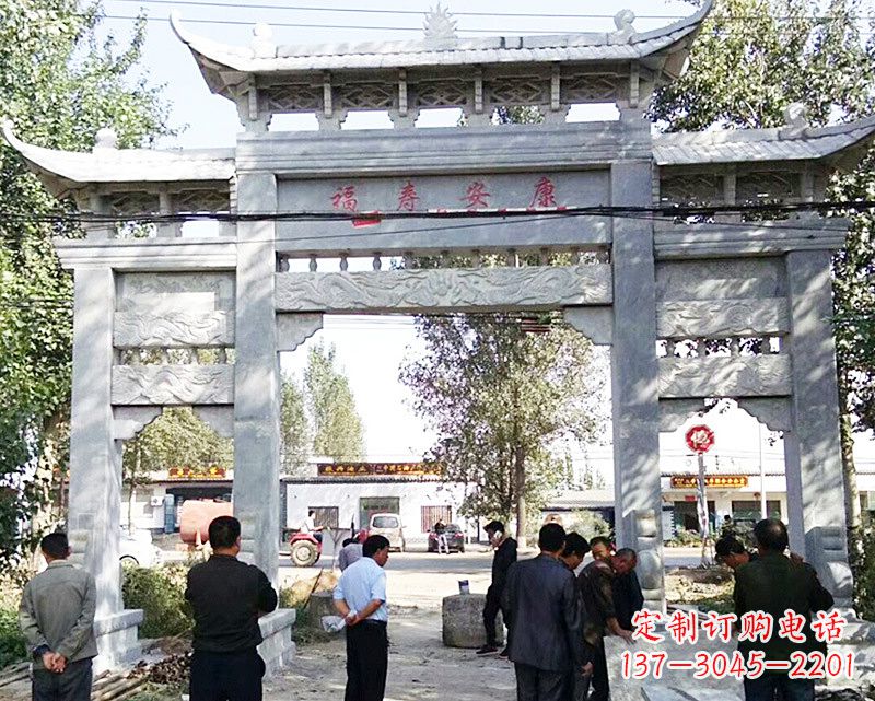 潍坊中领雕塑:专业制作精美的牌坊雕塑