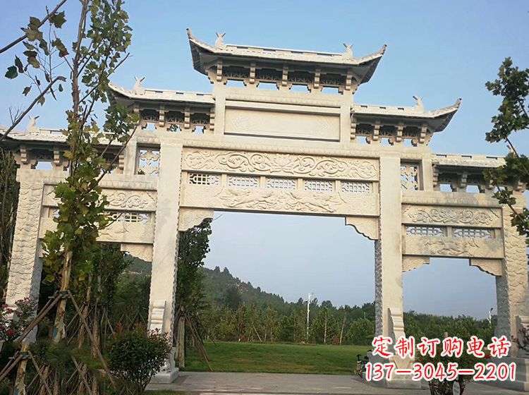 潍坊专业的石牌坊雕塑定制