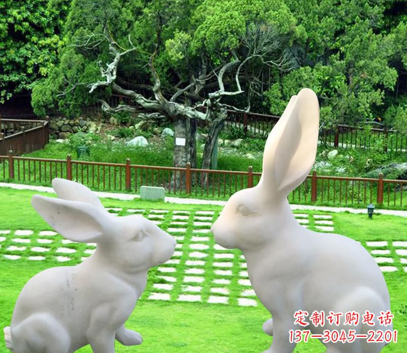潍坊中领雕塑定制独特的兔子雕塑