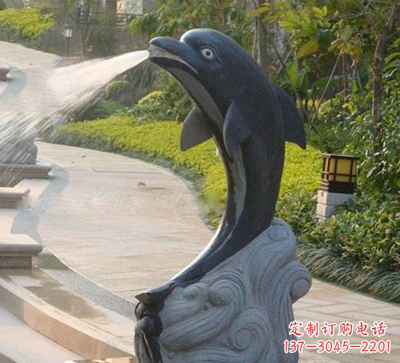 潍坊海豚雕塑:惊艳世间,把精灵捧在掌心
