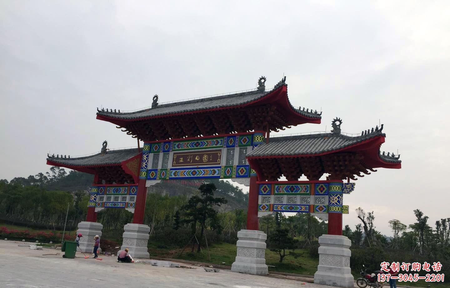 潍坊优质定制石雕牌坊雕塑