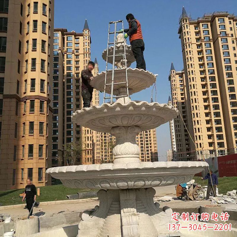 潍坊欣赏经典,九龙喷泉雕塑