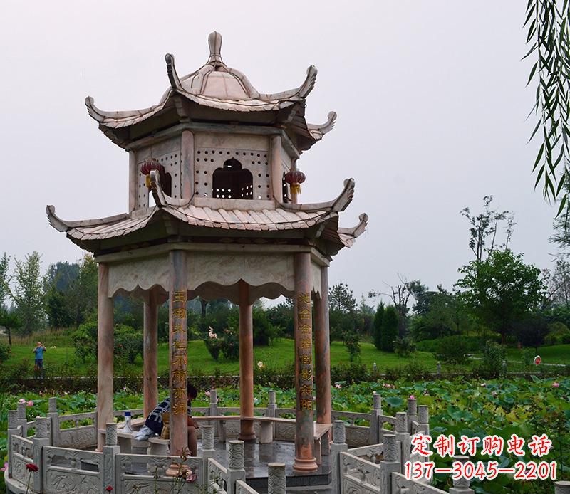 潍坊装点你的空间,让石雕凉亭景观雕塑点缀你的美