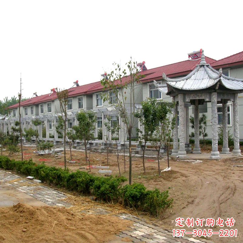潍坊中领雕塑打造精美凉亭雕塑