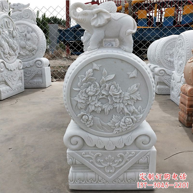 潍坊精美门墩雕塑,增添独特气质