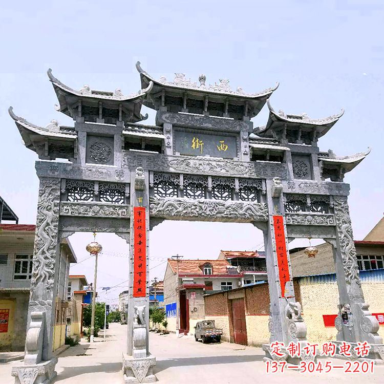 潍坊[经典领航，高品质石雕牌坊雕塑]