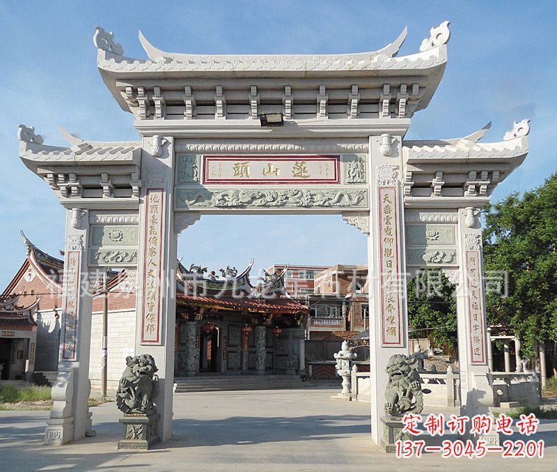 潍坊石雕牌坊雕塑——以艺术记录特别瞬间