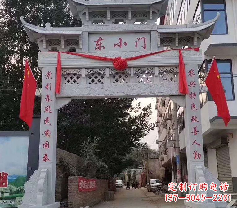 潍坊精美锻铸牌楼雕塑,展现独特艺术魅力