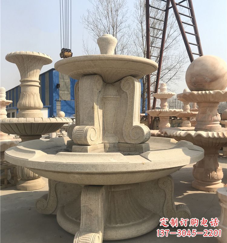 潍坊石雕喷泉池：定制精美的雕塑水池