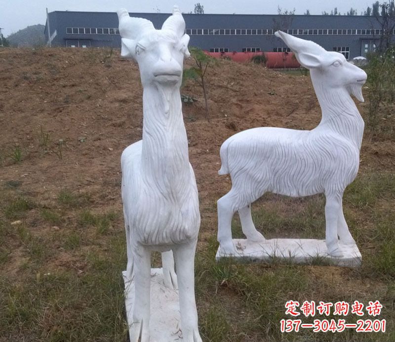 潍坊石雕羊动物雕塑