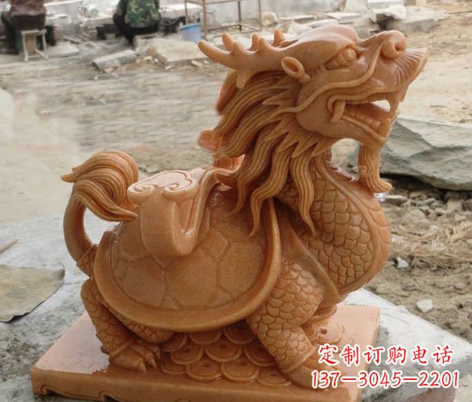 潍坊石雕招财龙龟