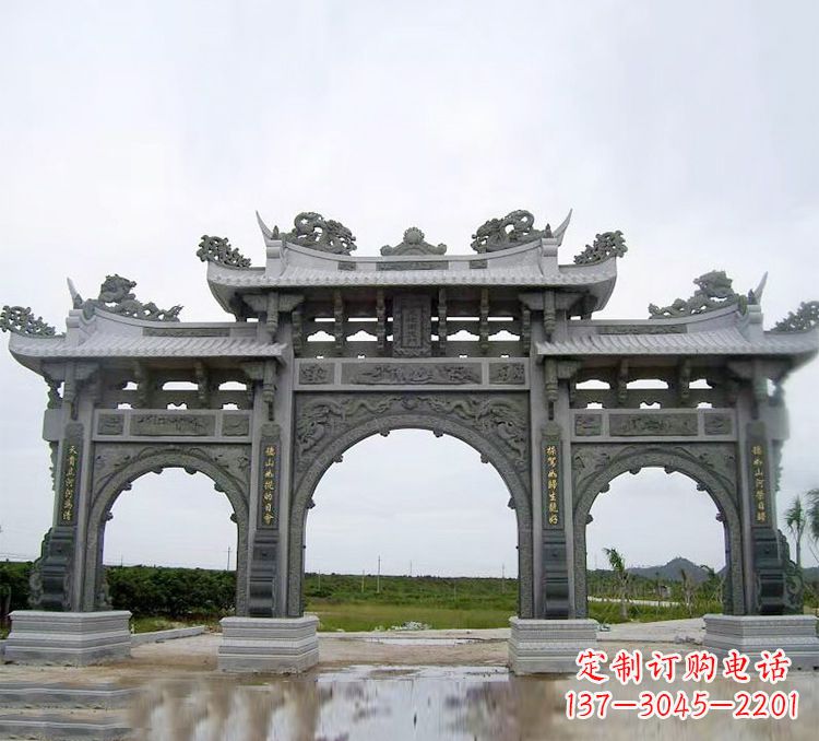 潍坊石牌坊 楼