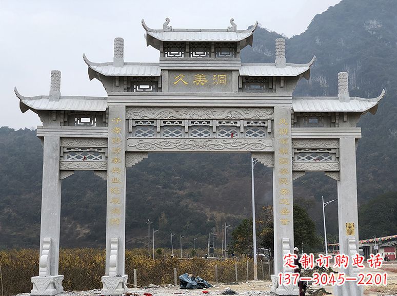潍坊石牌坊 石雕
