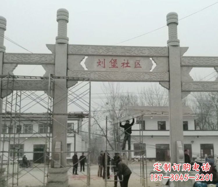 潍坊石牌坊道路石雕