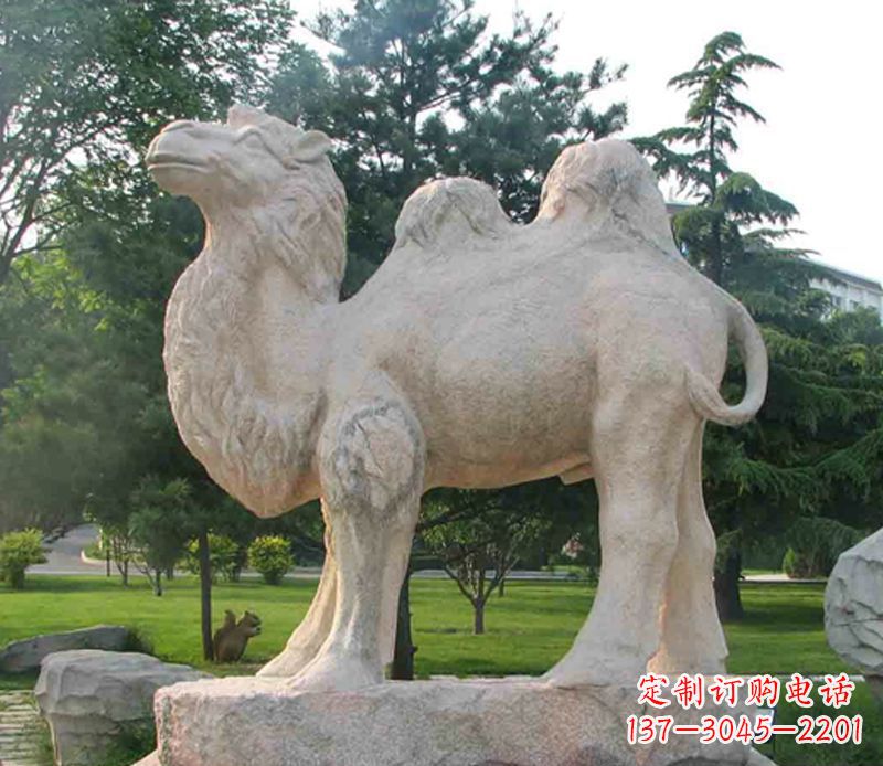 潍坊石头骆驼雕塑