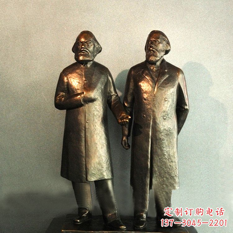 潍坊世纪伟人马克思和恩格斯雕塑