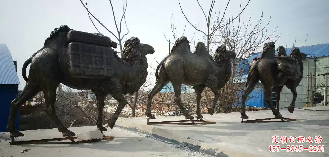 潍坊丝绸之路铜骆驼雕塑