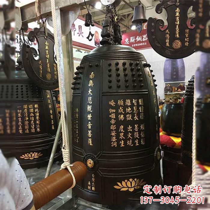 潍坊寺院挂钟铜雕塑
