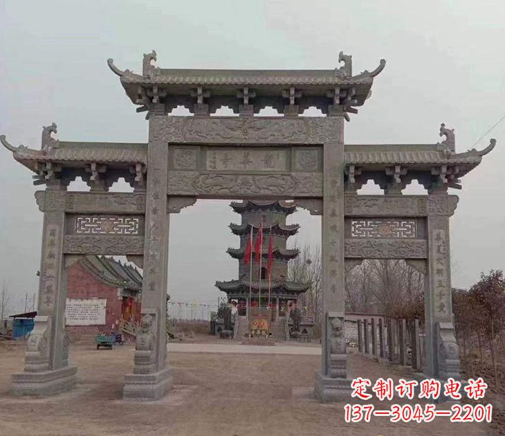 潍坊寺院石牌坊
