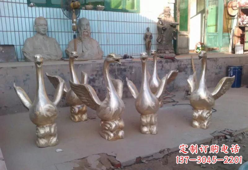 潍坊天鹅喷泉雕塑