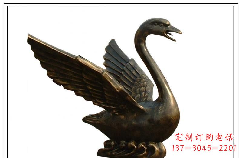 潍坊天鹅喷泉铜雕