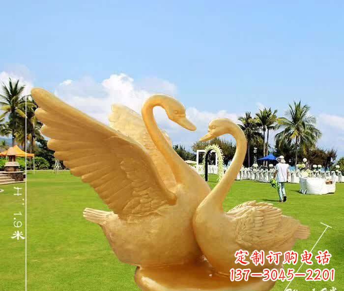潍坊天鹅铜雕
