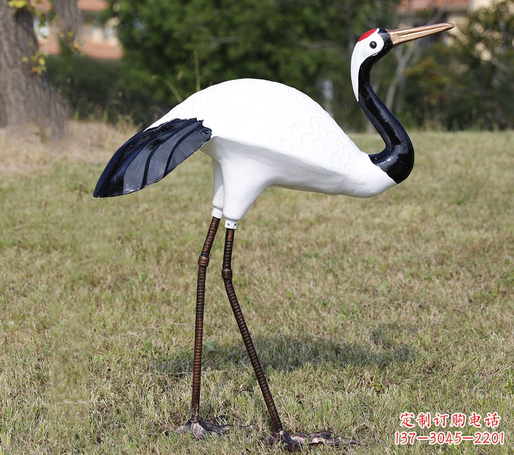 潍坊庭院仙鹤雕塑