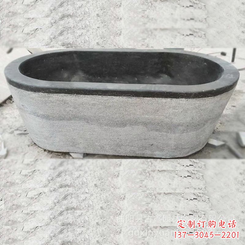 潍坊庭院养鱼石雕水槽