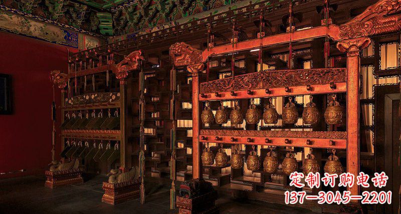 潍坊铜编钟古代乐器铜雕