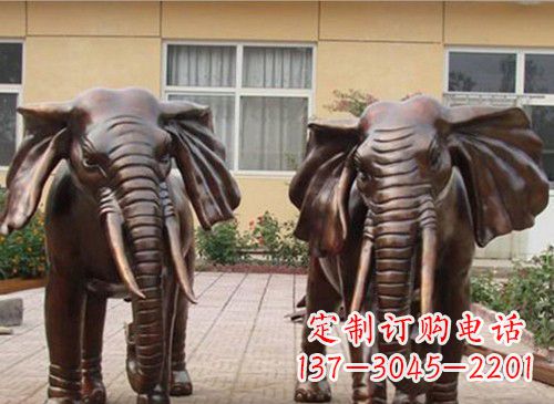 潍坊铜雕大象222