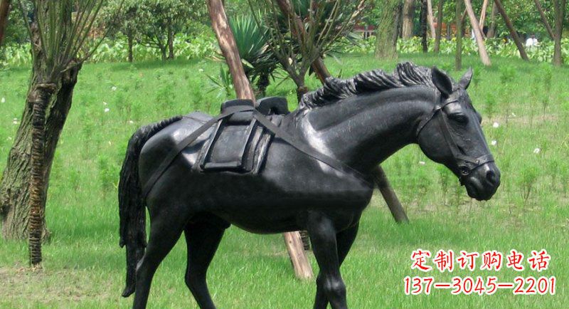 潍坊铜雕马公园动物雕塑 (2)