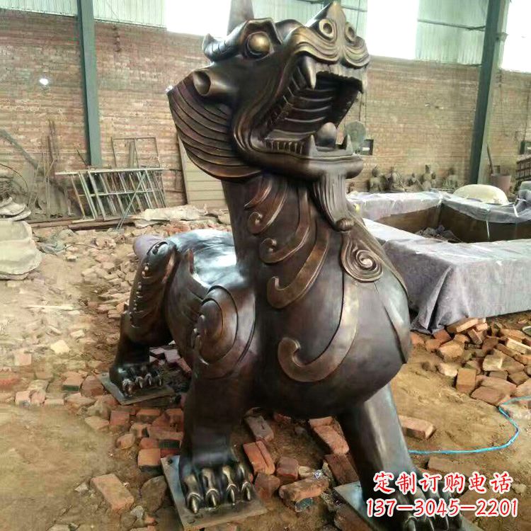 潍坊铜雕貔貅镇宅辟邪