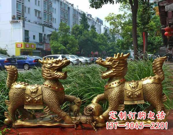 潍坊铜雕麒麟神兽