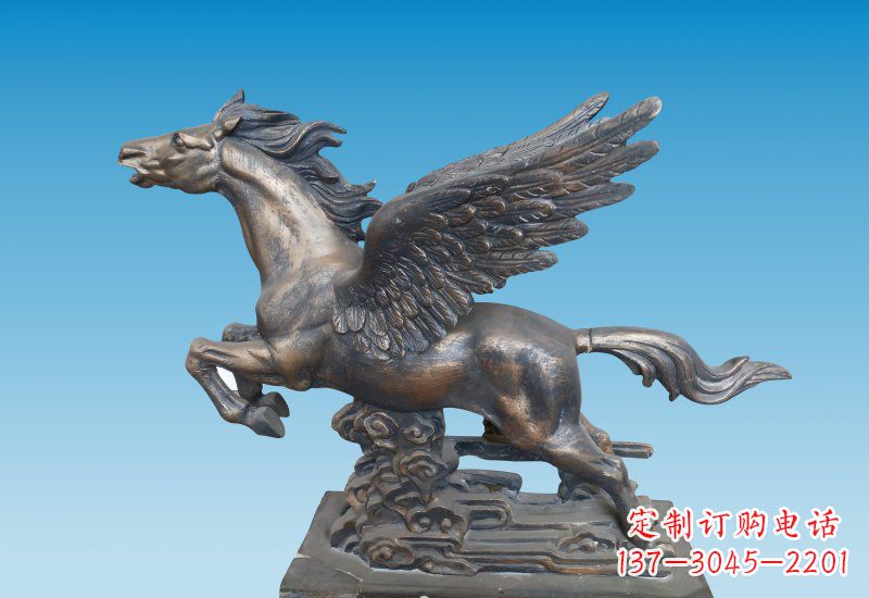 潍坊铜雕企业飞马