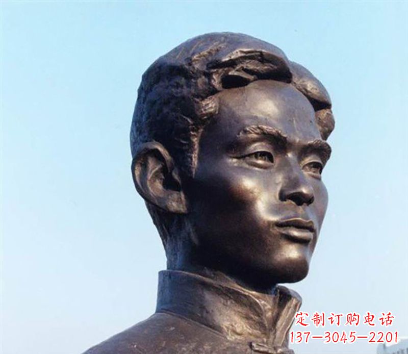 潍坊铜雕人物头像