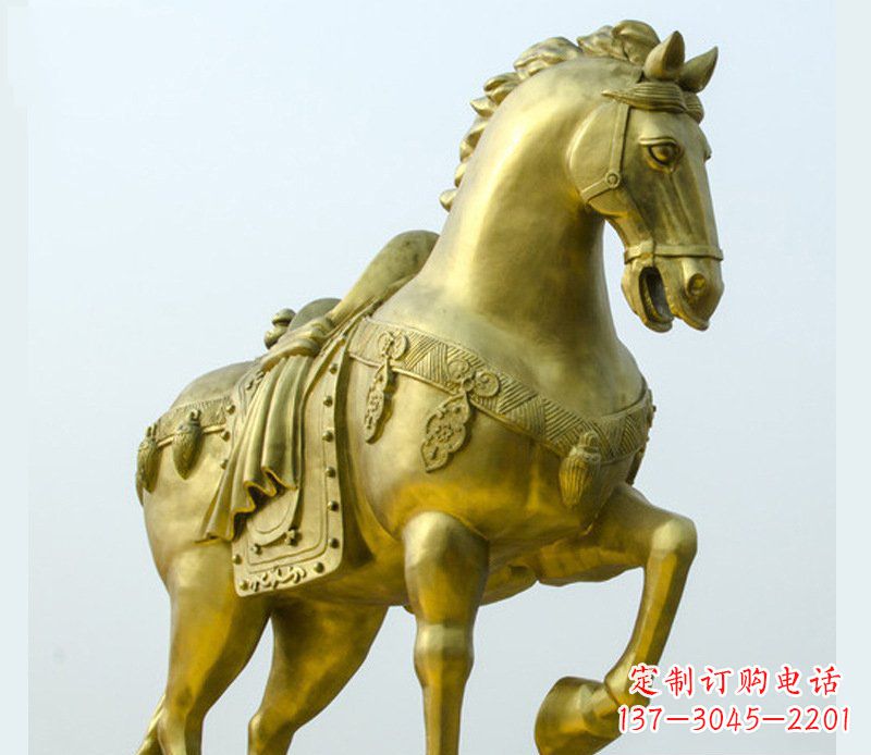 潍坊铜雕商场招财动物马雕塑