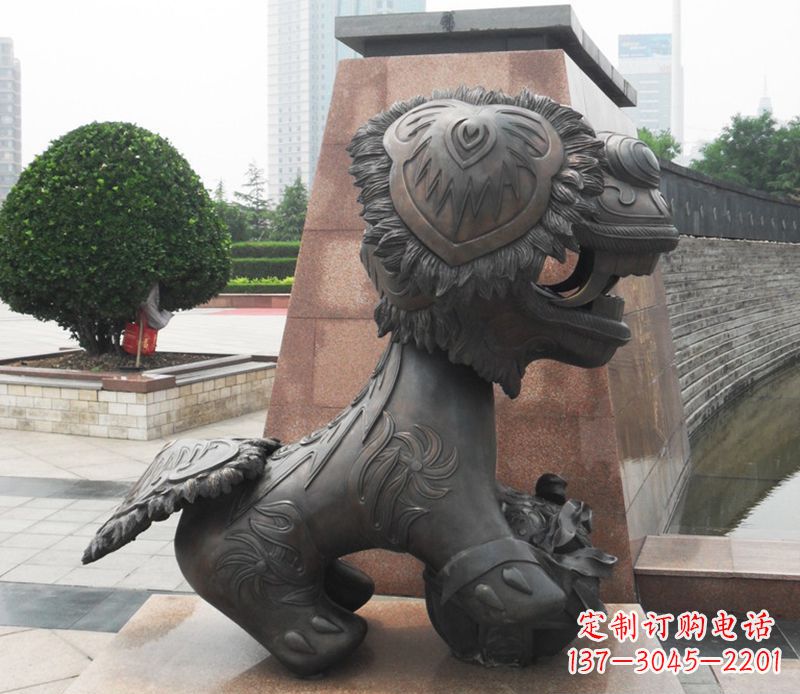 潍坊铜雕狮子
