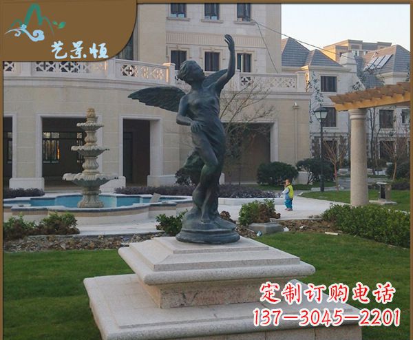 潍坊铜雕西方天使人物雕塑1