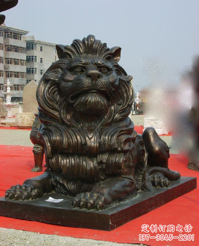 潍坊铜雕西洋狮子222