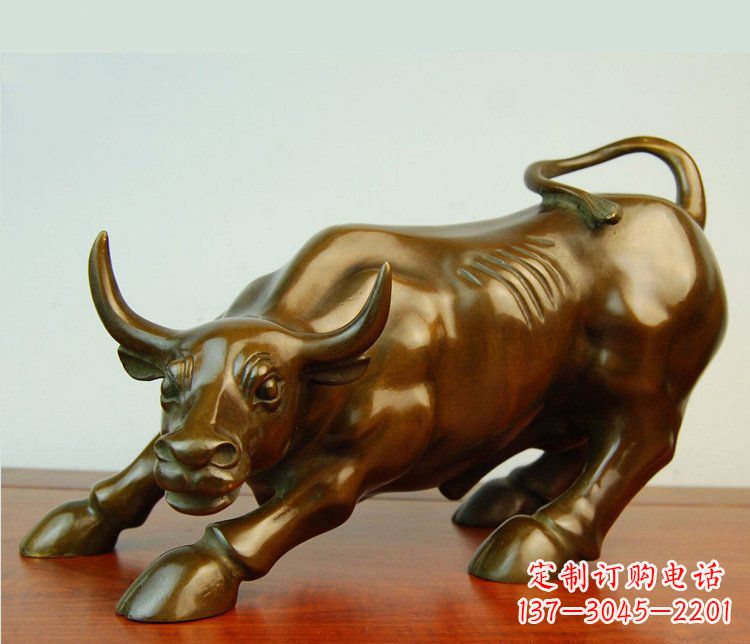 潍坊铜雕小区动物牛摆件
