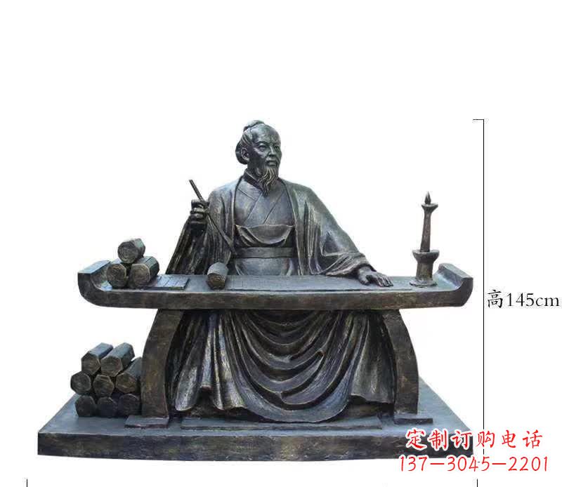 潍坊铜雕张仲景人物