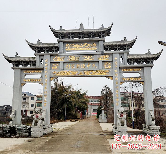 潍坊透雕石牌坊