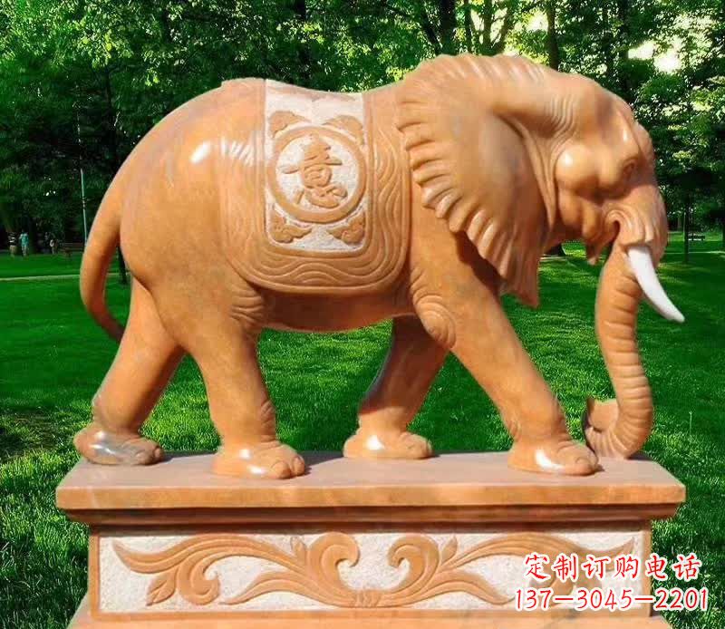 潍坊晚霞红园林如意大象