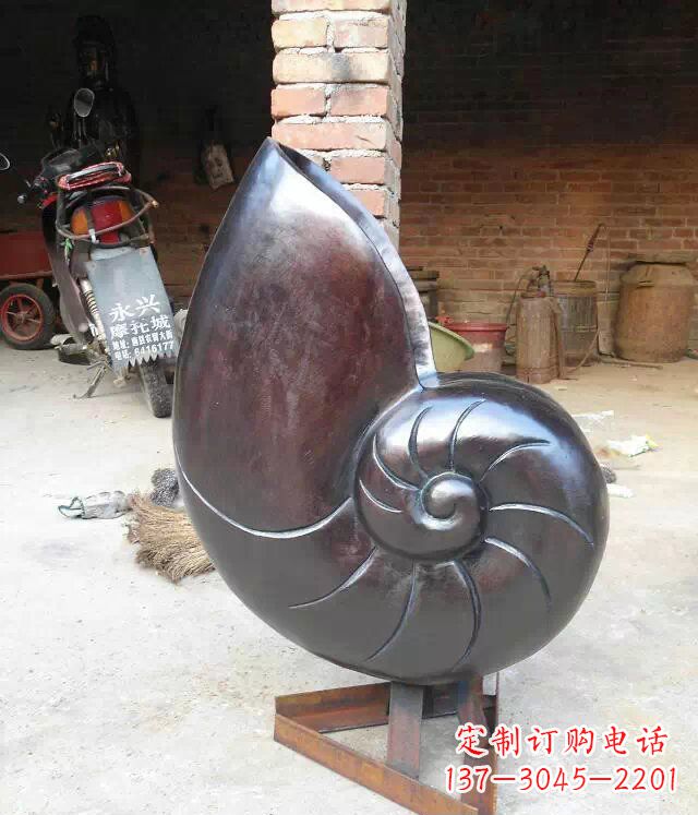 潍坊蜗牛公园景观动物铜雕